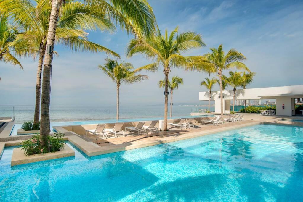 Harbor 3008 Amazing Beach Front Condo By Moikkarentals Puerto Vallarta Exteriör bild