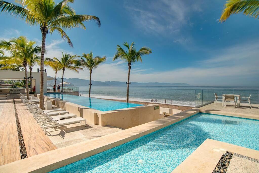 Harbor 3008 Amazing Beach Front Condo By Moikkarentals Puerto Vallarta Exteriör bild